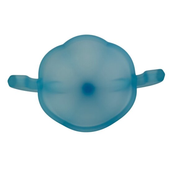 Vintage Westmoreland Glass Pedestal Two handle Compote/Candy Dish Blue Satin - Picture 5 of 15